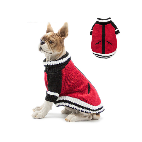 Red puppy small&medium dog sweater