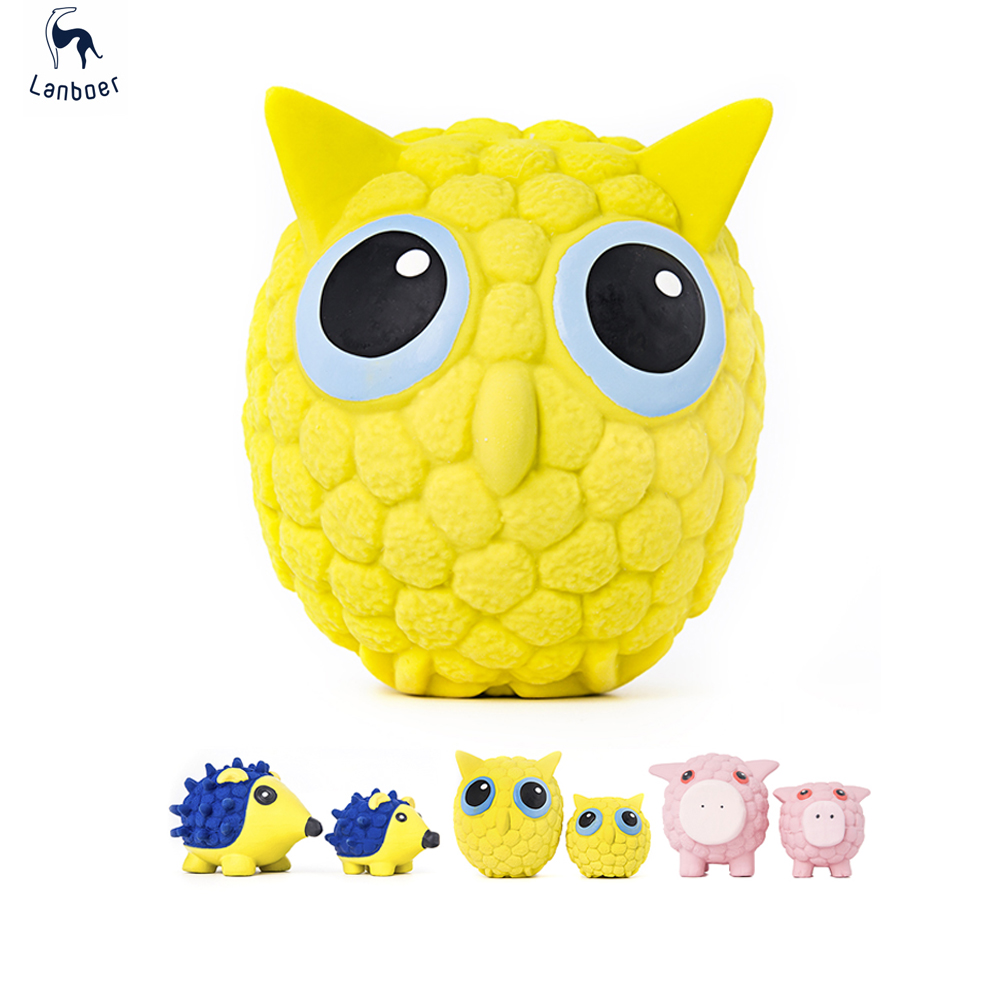  Cartoon owl tooth cleaning toy dog toys 